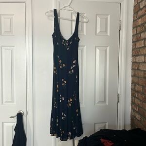 Reformation midi dress with slit!